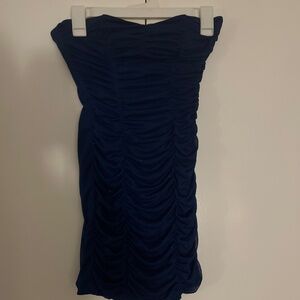 Blue short dress